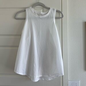 Lululemon White Mesh Tank